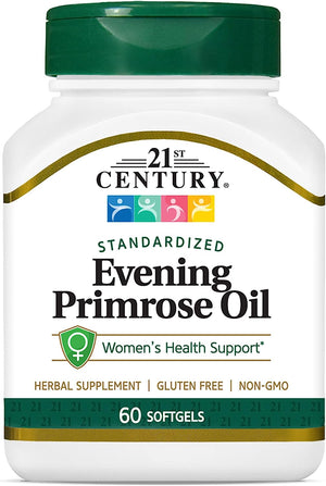 21st Century Evening Primrose Oil Softgels 60 Capsulas Blandas