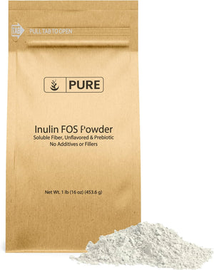 Pure Original Ingredients Inulin FOS Powder 453.6Gr.
