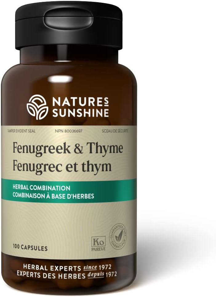 Nature's Sunshine Fenugreek & Thyme 100 Capsulas