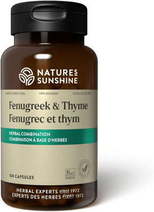 Nature's Sunshine Fenugreek & Thyme 100 Capsulas