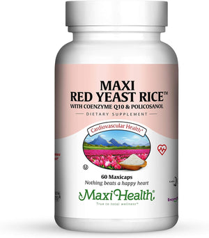 Maxi Health Red Yeast Rice Complex 600Mg. 60 Capsulas