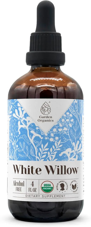GARDEN ORGANICS - Garden Organics White Willow USDA Organic Alcohol-Free Extract 4 Fl.Oz. - The Red Vitamin MX - Suplementos Alimenticios - {{ shop.shopifyCountryName }}