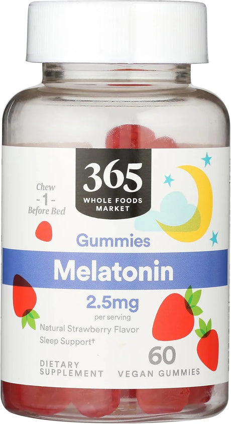 365 - 365 by Whole Foods Market Melatonin Gummy 2.5Mg. 60 Gomitas - The Red Vitamin MX - Suplementos Alimenticios - {{ shop.shopifyCountryName }}