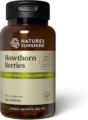 Nature's Sunshine Hawthorn Berries 100 Capsulas