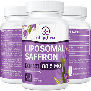 ULMUBRA - Ulmubra Liposomal Saffron 88.5Mg. 60 Capsulas - The Red Vitamin MX - Suplementos Alimenticios - {{ shop.shopifyCountryName }}