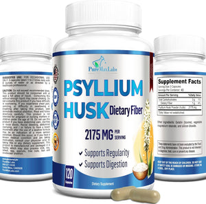 PureMax Labs Psyllium Husk 2175Mg. 120 Capsulas