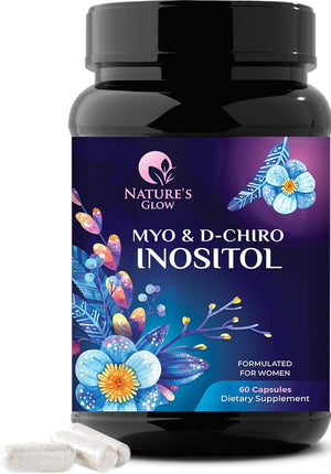 Nature's Glow Myo-Inositol & D-Chiro Inositol 60 Capsulas