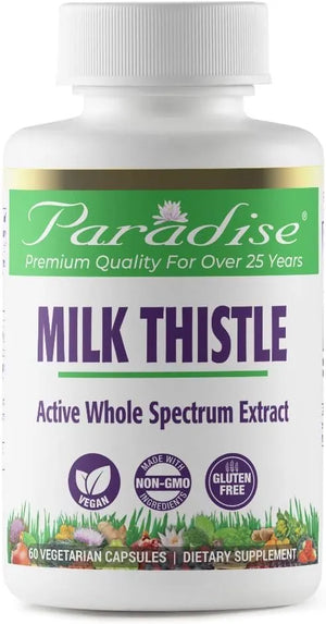 PARADISE HERBS - Paradise Herbs Milk Thistle 60 Capsulas - The Red Vitamin MX - Suplementos Alimenticios - {{ shop.shopifyCountryName }}