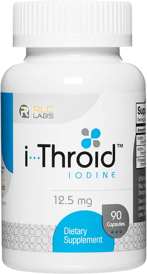 RLC i-Throid 12.5Mg. Iodine and Iodide Supplement 90 Capsulas