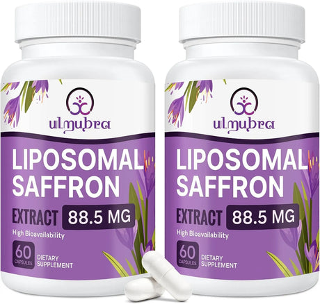 ULMUBRA - Ulmubra Liposomal Saffron 88.5Mg. 60 Capsulas 2 Pack - The Red Vitamin MX - Suplementos Alimenticios - {{ shop.shopifyCountryName }}