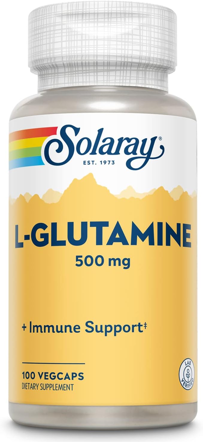 Solaray L-Glutamine 500Mg. 100 Capsulas