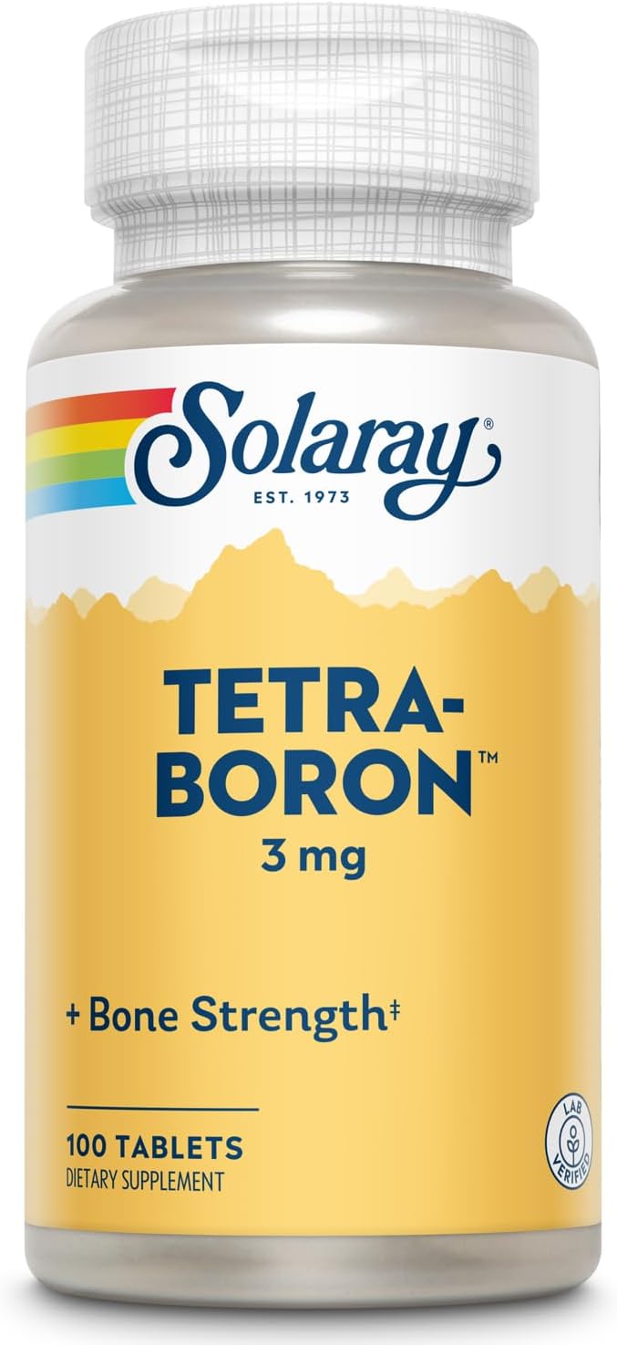 Solaray Tetra Boron 3 Mg. 100 Tabletas