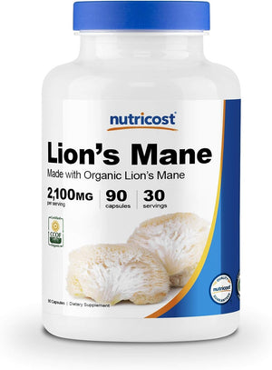 Nutricost Lion's Mane Mushroom 1650Mg. 90 Capsulas