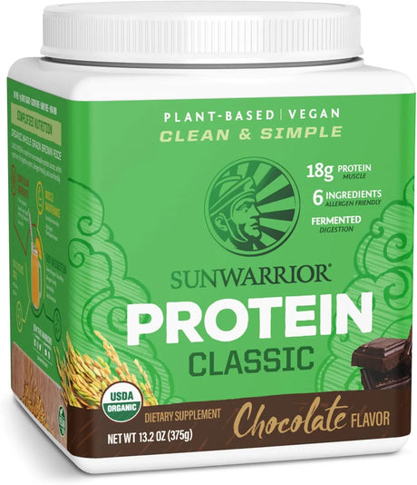 SUNWARRIOR - Sunwarrior Brown Rice Protein Powder Chocolate 375Gr. - The Red Vitamin MX - Suplementos Alimenticios - {{ shop.shopifyCountryName }}