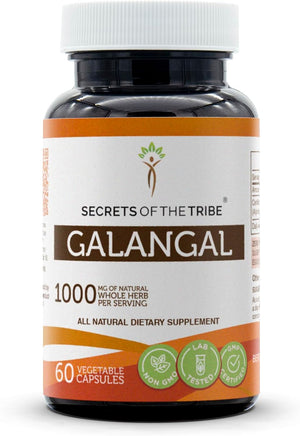 Secrets of the Tribe Galangal 60 Capsulas