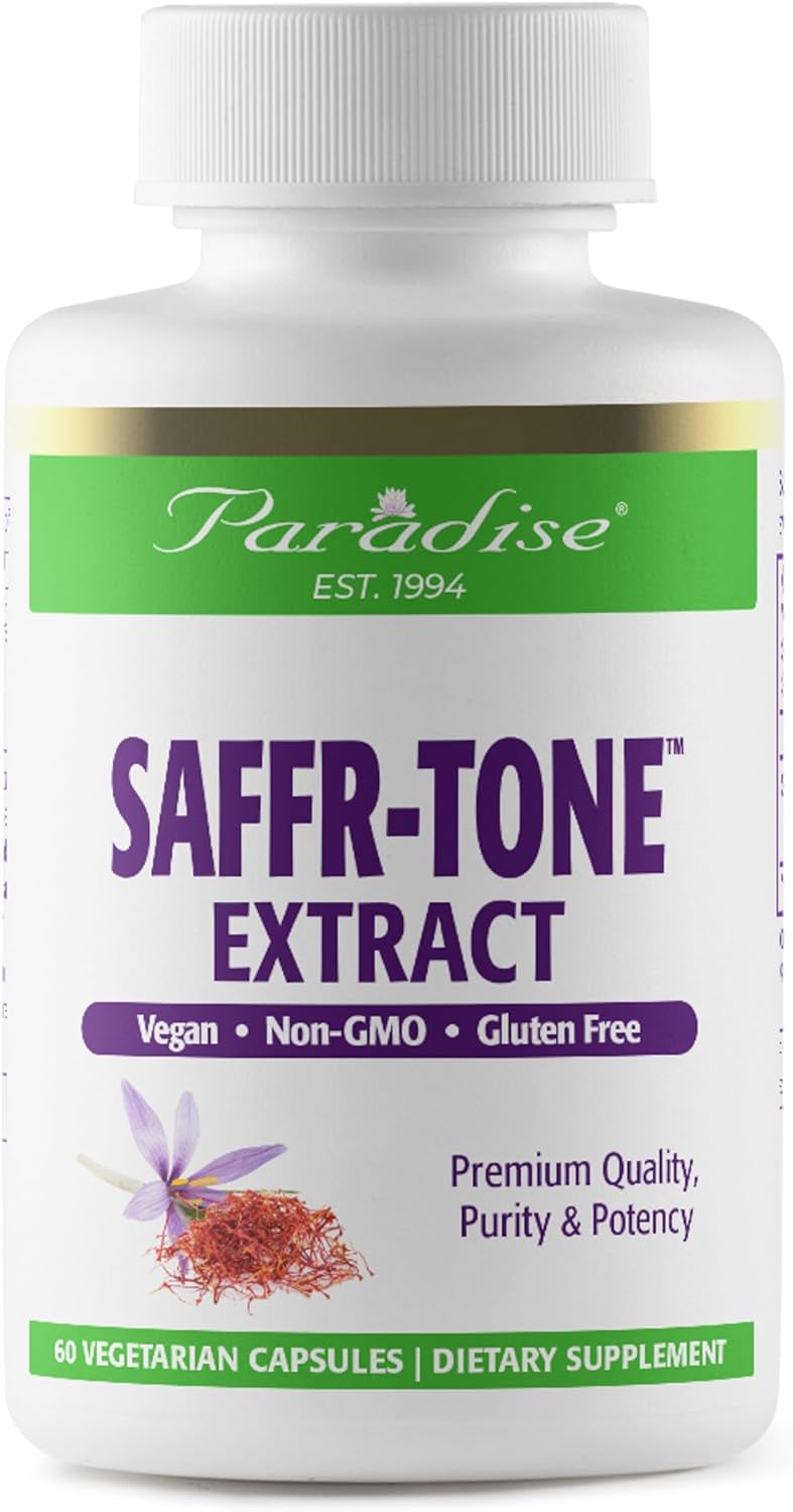 Paradise Herbs Saffr-Tone Saffron Extract 60 Capsulas