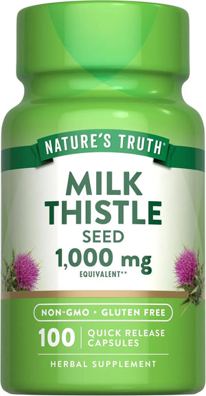 NATURE'S TRUTH - Nature's Truth Milk Thistle 1000Mg. 100 Capsulas - The Red Vitamin MX - Suplementos Alimenticios - {{ shop.shopifyCountryName }}