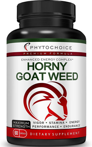 PHYTOCHOICE Horny Goat Weed Extract Herbal Complex 60 Capsulas