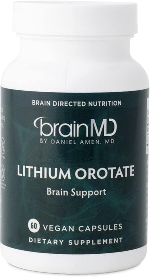 BrainMD Lithium Orotate 60 Capsulas