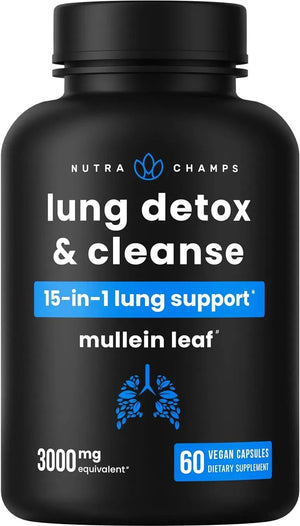 NUTRACHAMPS - NutraChamps Lung Detox & Cleanse 60 Capsulas - The Red Vitamin MX - Suplementos Alimenticios - {{ shop.shopifyCountryName }}