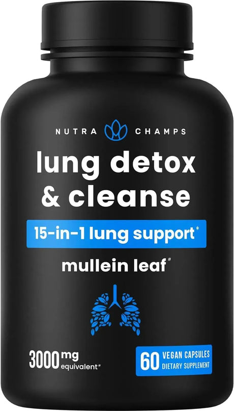 NUTRACHAMPS - NutraChamps Lung Detox & Cleanse 60 Capsulas - The Red Vitamin MX - Suplementos Alimenticios - {{ shop.shopifyCountryName }}