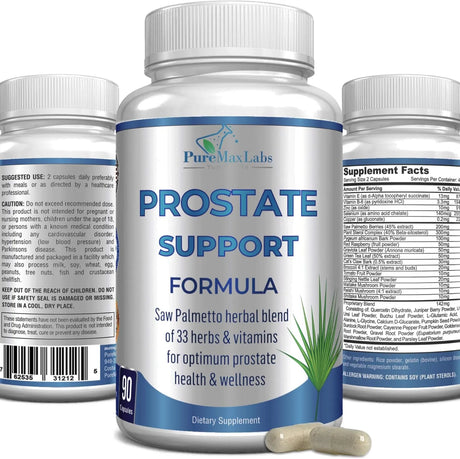 PUREMAX LABS - PureMax Labs Prostate Support 90 Capsulas - The Red Vitamin MX - Suplementos Alimenticios - {{ shop.shopifyCountryName }}