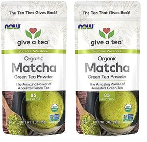 NOW SUPPLEMENTS - NOW Foods Certified Organic Matcha Green Tea Powder 85Gr. 2 Pack - The Red Vitamin MX - Suplementos Alimenticios - {{ shop.shopifyCountryName }}
