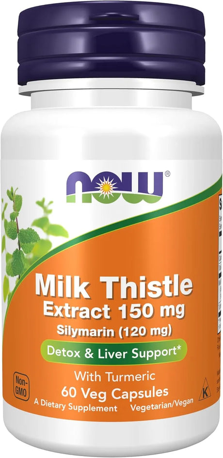 NOW SUPPLEMENTS - NOW Foods Supplements Silymarin Milk Thistle Extract 150Mg. 60 Capsulas - The Red Vitamin MX - Suplementos Alimenticios - {{ shop.shopifyCountryName }}