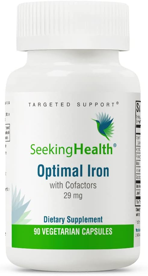 Seeking Health Optimal Iron with Cofactors 90 Capsulas