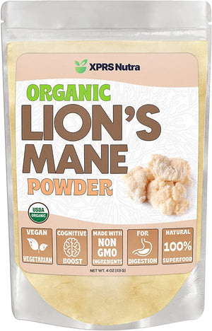 XPRS Nutra Organic Lion's Mane Powder 113Gr.