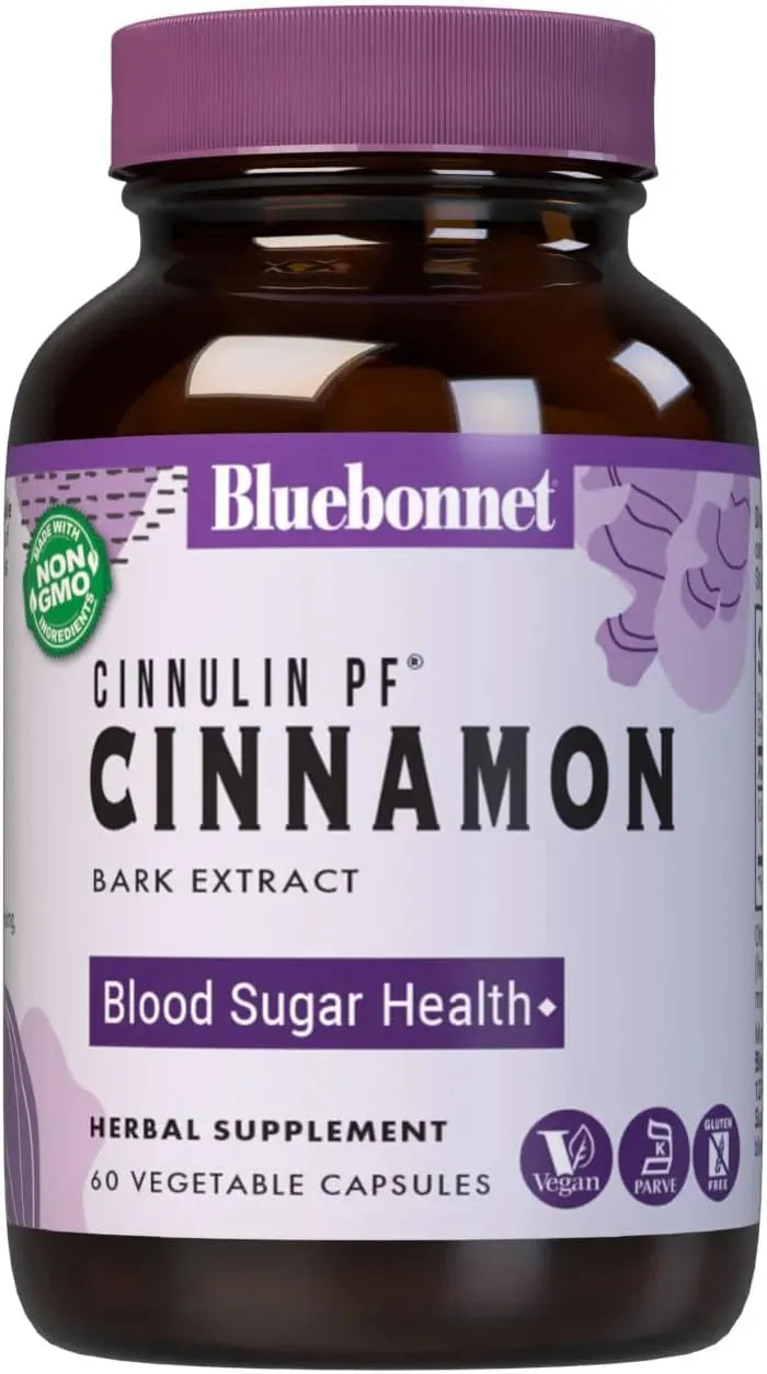 BLUEBONNET NUTRITION - BlueBonnet Cinnulinpf Cinnamon Bark Extract 60 Capsulas - The Red Vitamin MX - Suplementos Alimenticios - {{ shop.shopifyCountryName }}