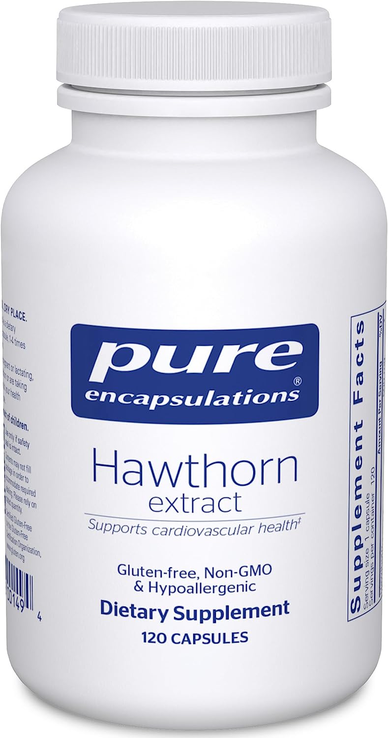 Pure Encapsulations Hawthorn Extract 120 Capsulas