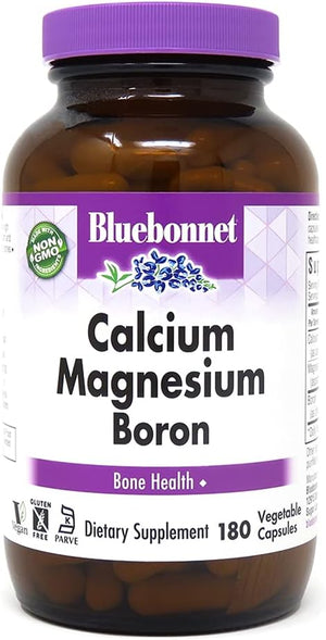 BlueBonnet Calcium Magnesium Plus Boron 180 Capsulas