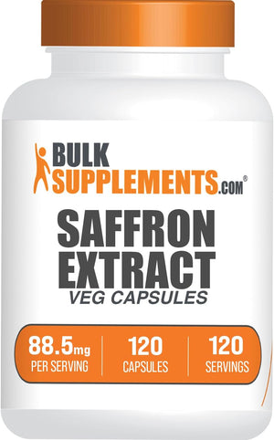 Bulk Supplements Saffron Extract 88.5Mg. 120 Capsulas