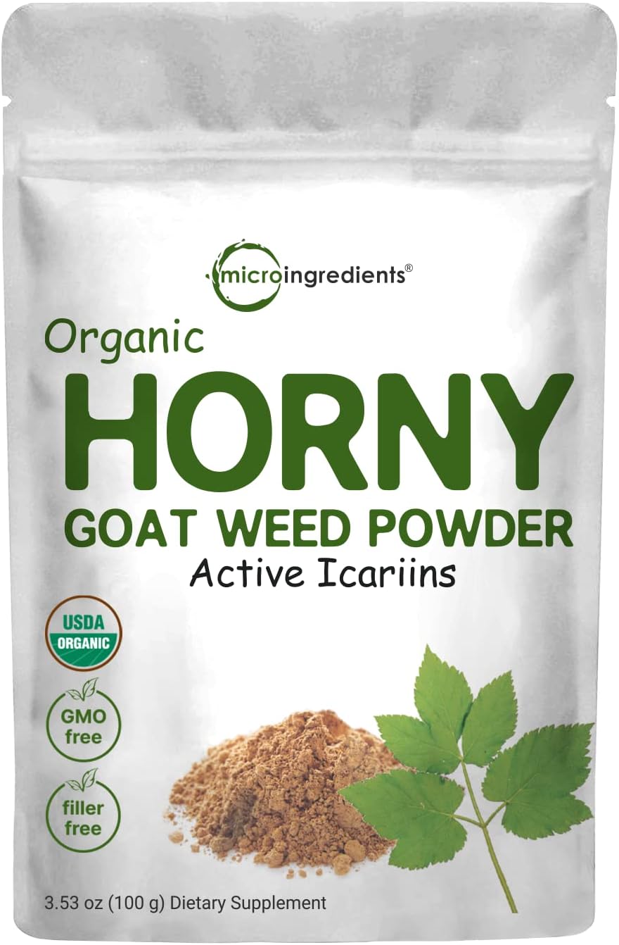 Micro Ingredients Organic Pure Horny Goat Weed 100Gr.