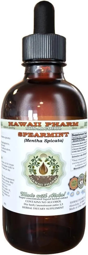 HAWAIIPHARM - Hawaii Pharm Spearmint Alcohol-Free Liquid Extract 4 Fl.Oz. - The Red Vitamin MX - Suplementos Alimenticios - {{ shop.shopifyCountryName }}