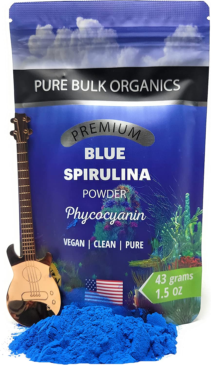 Pure Bulk Organics Blue Spirulina Powder 43Gr.