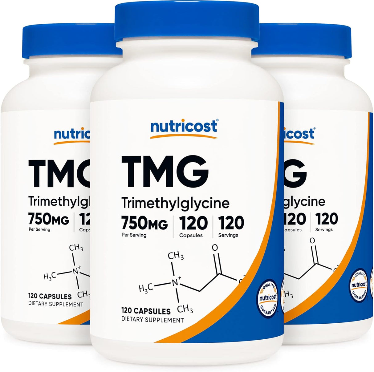 Nutricost TMG 750Mg. 120 Capsulas 3 Pack
