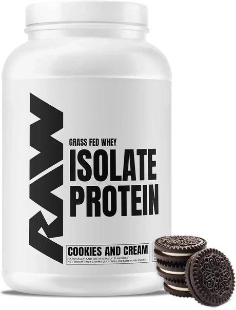 RAW - RAW Whey Isolate Protein Powder Cookies N Cream 25 Servicios 963Gr. - The Red Vitamin MX - Suplementos Alimenticios - {{ shop.shopifyCountryName }}