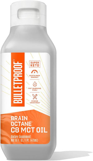Bulletproof Brain Octane C8 MCT Oil 473Ml.