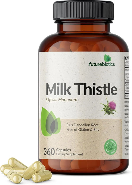 FUTUREBIOTICS - Futurebiotics Milk Thistle Silymarin Marianum 1000Mg. 360 Capsulas - The Red Vitamin MX - Suplementos Alimenticios - {{ shop.shopifyCountryName }}