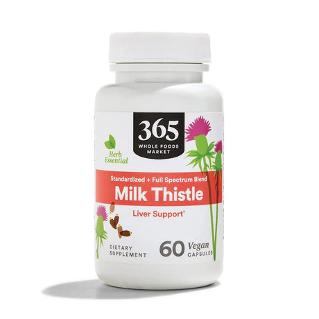 365 - 365 By Whole Foods Market Milk Thistle 60 Capsulas - The Red Vitamin MX - Suplementos Alimenticios - {{ shop.shopifyCountryName }}