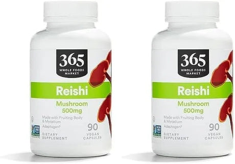 365 - 365 by Whole Foods Market Reishi 90 Capsulas 2 Pack - The Red Vitamin MX - Suplementos Alimenticios - {{ shop.shopifyCountryName }}