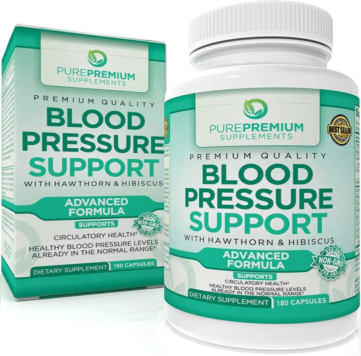 PUREPREMIUM SUPPLEMENTS - PurePremium Blood Pressure 180 Capsulas - The Red Vitamin MX - Suplementos Alimenticios - {{ shop.shopifyCountryName }}