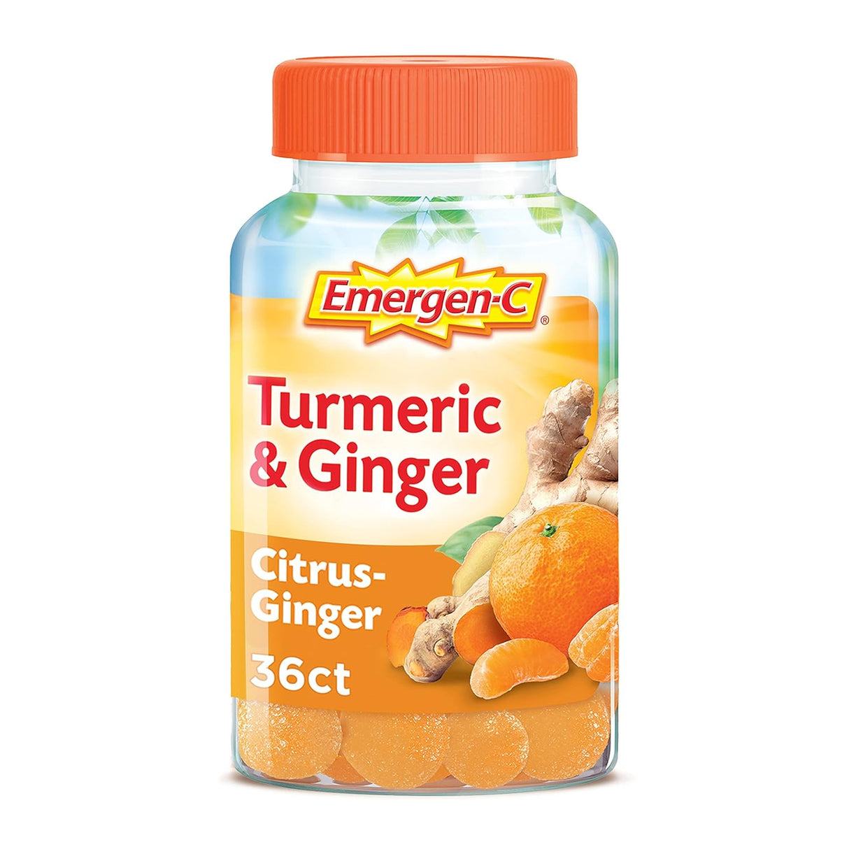 Emergen-C Turmeric and Ginger Gummies Citrus 36 Gomitas