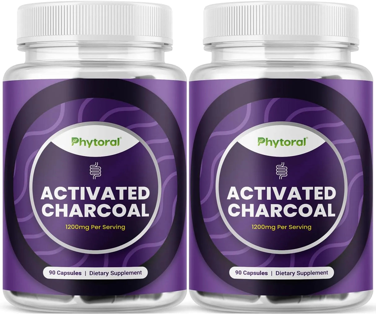PHYTORAL - Phytoral Extra Strength Activated Charcoal 1200Mg. 90 Capsulas 2 Pack - The Red Vitamin MX - Suplementos Alimenticios - {{ shop.shopifyCountryName }}