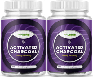 PHYTORAL - Phytoral Extra Strength Activated Charcoal 1200Mg. 90 Capsulas 2 Pack - The Red Vitamin MX - Suplementos Alimenticios - {{ shop.shopifyCountryName }}