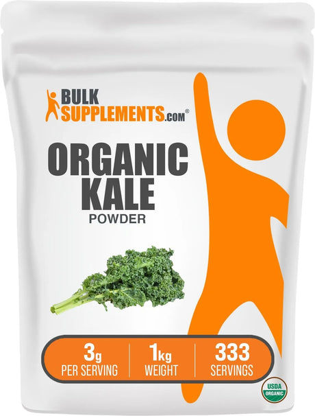 BULK SUPPLEMENTS - Bulk Supplements Organic Kale Powder 1 Kg. - The Red Vitamin MX - Suplementos Alimenticios - {{ shop.shopifyCountryName }}
