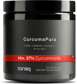 Toniiq Turmeric Curcumin Supplements 1200Mg. 120 Capsulas