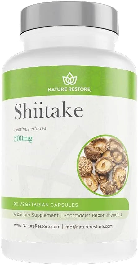 NATURE RESTORE - Nature Restore Shiitake Mushroom Extract 90 Capsulas - The Red Vitamin MX - Suplementos Alimenticios - {{ shop.shopifyCountryName }}